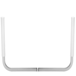 2 Pezzi Guide per Pali di Rimorchio per Barche in Acciaio da 22 Pollici con Coperture in PVC Bianco, Accessori di Montaggio Completi Inclusi - Product Image 1