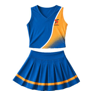 Uniforme de cheerleading pour événements sportifs d'équipe, nouvelle conception, tissu doux de qualité supérieure, coupe confortable, pour professionnels. - Product Image 1