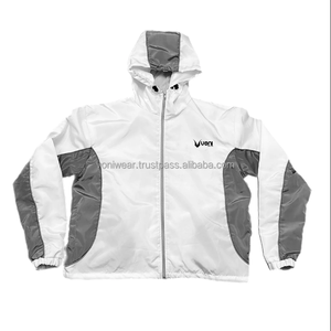 Veste en nylon légère personnalisée coupe-vent capuche zippée hiver pantalon de survêtement évasé ensemble de jogging survêtement pour jogging ensemble de pantalon de survêtement - Product Image 2