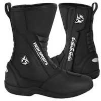 Bottes de moto tout-terrain YASH SPORTS YS-MB-018 personnalisées, imperméables, en tissu 120g, toutes saisons, unisexes, chaussures de motard