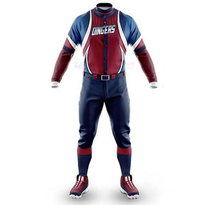 Customized Logo Design Breathable Sublimation Baseball Uniform Unisex Adult OEM Service Factory Sale <b>Top</b> Selling Cheap Price - Product Image 2