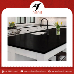 Losas de Granito Negro Absoluto Pulido para Diseños de Cocinas de Lujo, Renovaciones de Baños y Hoteles - Product Image 6