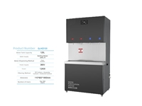 Purificateur d'eau RO institutionnel en acier inoxydable 304, 0,0001 µm, UV, alcalin, PFAS, OEM, UE