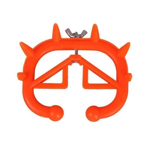 Anneau nasal en plastique jaune pour le sevrage des veaux, modèle vétérinaire MSP-600, marque personnalisée pour la gestion des veaux et des bovins - Product Image 1