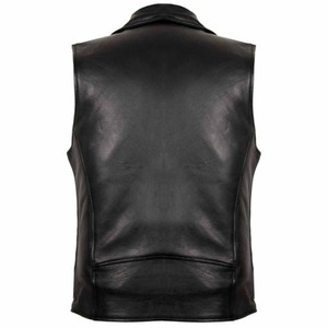 Chaleco de Motocicleta Formal para Hombre, Talla Grande, Sin Mangas, con Calefacción, Bolsillos Delanteros, Transpirable, Colores Personalizados, de Cuero - Product Image 3