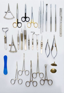 Ensemble d'instruments chirurgicaux solides pour chirurgie ORL, certifiés CE et ISO, en acier inoxydable, 10 pièces, stérilisables et réutilisables - Product Image 1