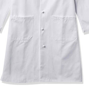 เสื้อกาวน์แพทย์แบบยาวสำหรับมืออาชีพ  แบบ unisex  สีสันปรับแต่งได้ แขนยาว ติดกระดุม กระเป๋าขนาดใหญ่ ปรับแต่งได้ตามต้องการ - Product Image 3