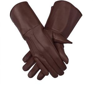 Gants en cuir à long manchon, style médiéval, ajustement parfait, qualité supérieure, cuir de mouton souple, gants de guerrier à long manchon - Product Image 3