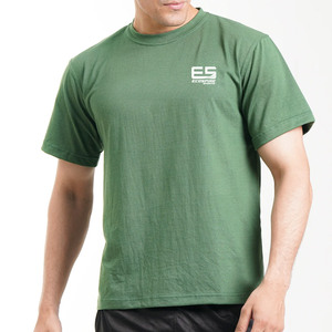 เสื้อยืดออกกำลังกายผู้ชาย ผ้าฝ้าย 100% ทรงหลวม พิมพ์ลาย สีพื้น ผลิตในปากีสถาน ทนทาน ใส่สบาย - Product Image 4
