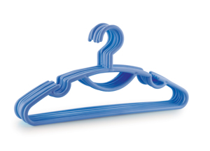 Pink Plastic Clothing <b>Hanger</b> Rectangle Shape <b>Space</b> <b>Saving</b> Hook Type For Wardrobe Storage Lightweight Simple Style Revolving Hook - Product Image 3