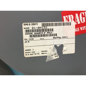 AMAT 0200-00043 QUARTZ, COVER 6", POLY .40 - อุปกรณ์และอะไหล่เซมิคอนดักเตอร์ระดับโลกที่เชื่อถือได้ - Product Image 5