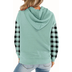 Low MOQ Women's Winter Hooded Hoodies Fleece Fabric Windproof & Eco-Friendly Slim Fit Quick Dry Customizable Private Label Front - Product Image 4