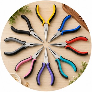 <b>Long</b> Snipe Chain Needle <b>Nose</b> Pliers Precision Jewelry Making Tool ZetomedPro - Product Image 5
