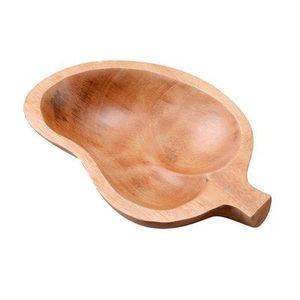 Elegante tazón de madera para servir en la cocina, mesa de comedor, ensaladas, frutas, con madera natural y acabado liso. - Product Image 6
