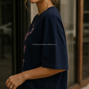 Camiseta Casual de Cuello Redondo y Manga Corta para Mujer, Estampado 'More Amor Por Favor', 100% Algodón, Corte Holgado, Primavera Verano, Tejido Jersey - Product Image 4
