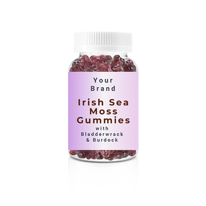 OEM Supply Irish Sea Moss Gummies with Bladderwrack & Burdock for Adults-Immune & Energy Support Antioxidant <b>Gummy</b> <b>Candy</b> - Product Image 1