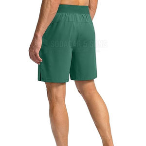 Shorts de course athlétiques avec poches latérales et cordon de serrage réglable, shorts de course de qualité supérieure - Product Image 3