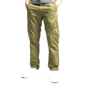 Pantalones Cargo de Algodón Twill para Hombre, Cómodos, a la Moda, de Alta Calidad, con Bolsillos Laterales, Marca Personalizada, Duraderos, Precio al por Mayor - Product Image 1