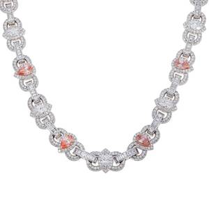 Chaîne cubaine en moissanite de qualité supérieure avec un aspect glacé pour le streetwear de luxe et les tenues de soirée - Fournisseur en gros - Product Image 1