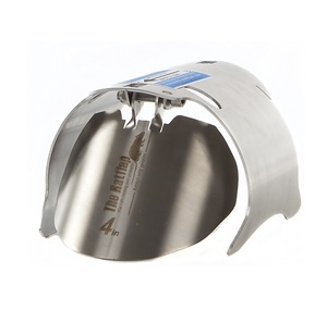 Compuerta de acero inoxidable premium única para desagües, para control de plagas de roedores industriales - Product Image 1