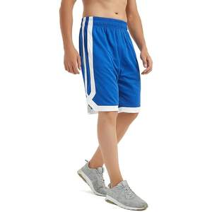 2025 Short de basket-ball en maille athlétique active de 7 pouces pour hommes avec poches Short d'entraînement 2 tons pour adultes - Product Image 3