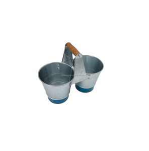 PLANTERS IN NEW STYLE GALVANIZED PLANTERS FOR GARDEN DECORATION NEW DESIGN IN WHOLESALE PRICE POT IN NEW LOOK PLANTERS - Product Image 5