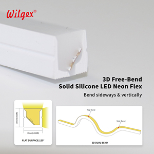 Top-View Ultra-Thin Linear Neon Strip, 270&deg; Beam <strong>for</strong> Uniform Wall Washing, Designed <strong>for</strong> Modern Interior <strong>Cove</strong> <strong>Lighting</strong>. - Product Image 5