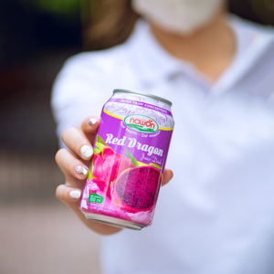 Bebida de Jugo de Pitaya Roja de Vietnam, Jugo Enlatado 330ML, NAWON, Alimentos y Bebidas, Bebidas Refrescantes al por Mayor, Bajo en Azúcar, Halal, Bebida Fría - Product Image 4