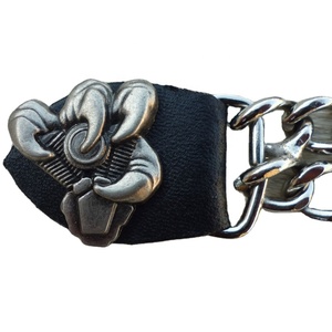 Premium quality custom color new design Genuine leather Eagle Punch Double Chain vest Extender USA 2026 - Product Image 1