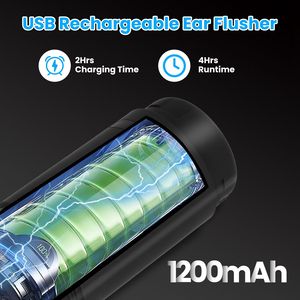 Kit Eléctrico Impermeable IPX7 para Eliminar Cera de Oídos para Adultos, 3 Modos, 6 Puntas de Silicona, Lavador con Chorro de Agua para Eliminar Cera de Oídos - Product Image 6