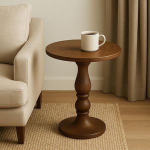 Taburete de Madera Moderno y Duradero, Hecho a Mano, Diseño Compacto para Sala de Estar, Dormitorio, Decoración del Hogar, Bar Mitzvah, Diwali - Product Image 4