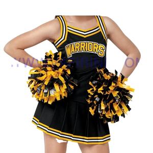Custom Designed Sublimated Cheerleader Uniform Girls <b>Tops</b> Short Short Saleeve Spandex Cotton Polyester Nylon Rayon Latex - Product Image 5