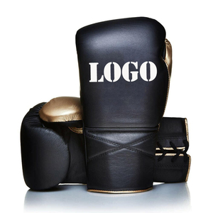 Phenom Boxing Metallic Blue/<b>silver</b> Lace up Sparring <b>Gloves</b> OEM Customized Logo Kick Boxing Martial Arts Boxing <b>Gloves</b> for Adults - Product Image 4
