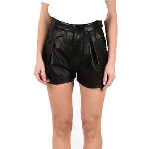 Shorts en cuir pour femmes tendance, taille personnalisable, légers, anti-plis, style streetwear, coupe-vent, imperméables, taille élastique - Product Image 5