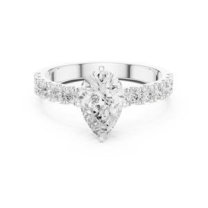 Luxury Oval Cut Diamond Engagement <b>Ring</b> 18K Gold White Yellow Rose Gold Pave <b>Set</b> Wedding <b>Ring</b> for <b>Women</b> - Product Image 1