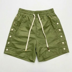 High Selling Article Custom Logo Green Men's Nylon <b>Wind</b> <b>Breaker</b> Shorts Sets For Summer Vintage Outwear Men Set Streetwear Jacket - Product Image 4