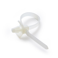 Attaches de câbles à enfoncer Essentra, attaches en nylon naturel UL94 V2 Nylon 6/6 WIT-RA/WIT-SA, attaches à enfoncer