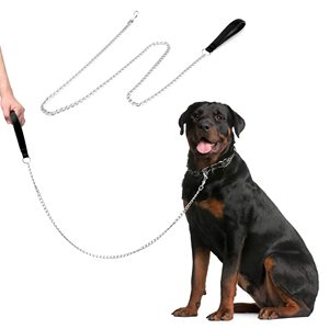 Chain <b>Leash</b> OEM ODM Custom Logo Heavy Duty Metal Chain <b>Dog</b> <b>Leash</b> Direct Manufacturer - Product Image 3