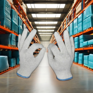 Creación de Vietnam Guantes de punto de hilo duraderos y flexibles para Uso General Buen precio Seguridad laboral para taller eléctrico - Product Image 3