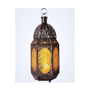 Lanternes en métal marocaines, lanternes décoratives pour la décoration de l'Aïd et du Ramadan - Product Image 5