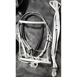 SE VENDE CORREAS DE PVC CABALLO BRIDLE Y MARTINGALE A PRUEBA DE ÓXIDO AJUSTE INDIA HECHO COLOR BLANCO EN DÓLAR 12 SE ACEPTA TARJETA DE CRÉDITO - Product Image 1