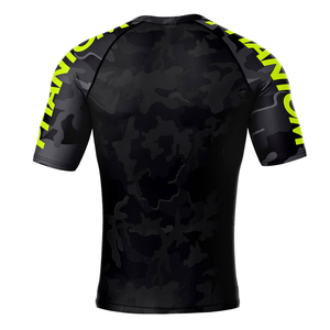 Unisex Rash Guard <b>T</b> <b>Shirt</b> Sports Wear Men Gym Rash Guard Half Sleeves <b>Swimming</b> Rash Guard With Customized Printed - Product Image 2