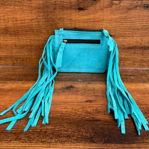 Vente chaude Botte Point En Cuir Daim Grande Frange Fermeture Éclair Porte-Monnaie pour Femmes En Gros Pochette D'argent En Cuir Véritable Portefeuilles - Product Image 5