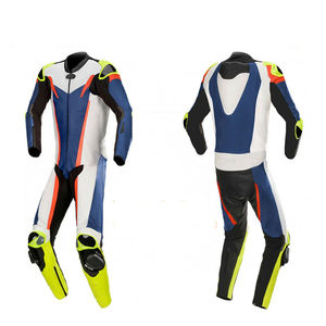 Combinaison de moto en cuir, équipement de protection pour la course - Product Image 1
