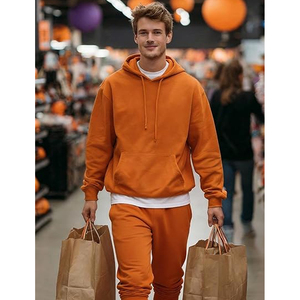 Conjunto Deportivo de Poliéster para Hombre, Sudadera con Capucha, Pantalones Jogger, Ropa Deportiva Informal para Correr - Product Image 6