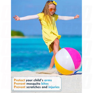 Manchons de compression pour bras d'enfants, protection UV respirante et rafraîchissante pour le football et le baseball, personnalisables pour le sport - Product Image 3