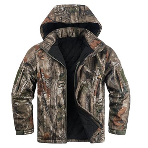 Chaqueta de Caza de Camuflaje para Hombre, Impermeable, Cortavientos, Transpirable, con Capucha, Ropa de Exterior Personalizada OEM - Product Image 2
