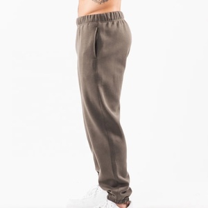 Customized Men's Regular Fit Midweight Elastic Waist Jogger Pants High Breathable Outdoor <b>Waterproof</b> Polyester/Cotton <b>Trousers</b> - Product Image 4