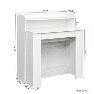 Tavolo da Pranzo Moderno Allungabile con Vano Portaoggetti - Product Image 6