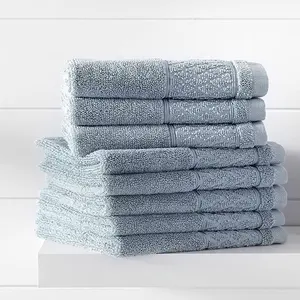 定制不同尺寸柔软儿童毛巾套装奢华品质100% 棉毛圈浴巾